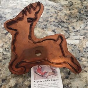 Old river road copper cookie cutter